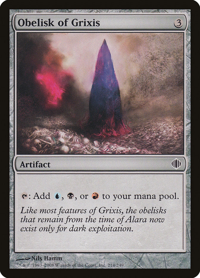 Obelisk of Grixis - [Foil] Shards of Alara (ALA)