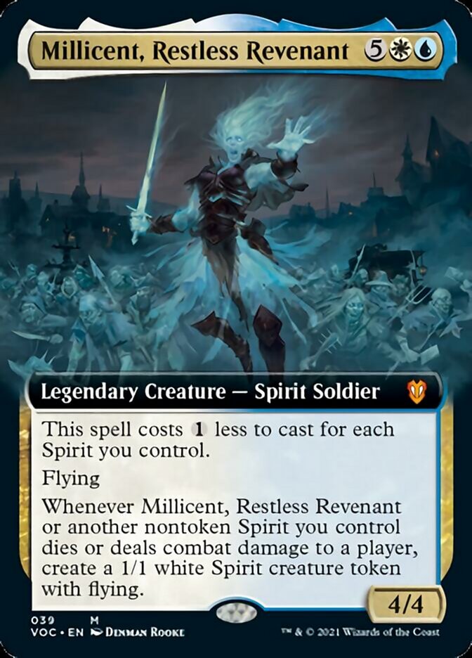 Millicent, Restless Revenant - [Foil, Extended Art] Crimson Vow Commander (VOC)