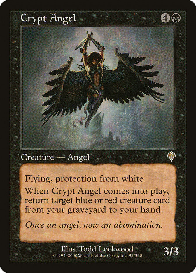 Crypt Angel - [Foil, Retro Frame] Invasion (INV)