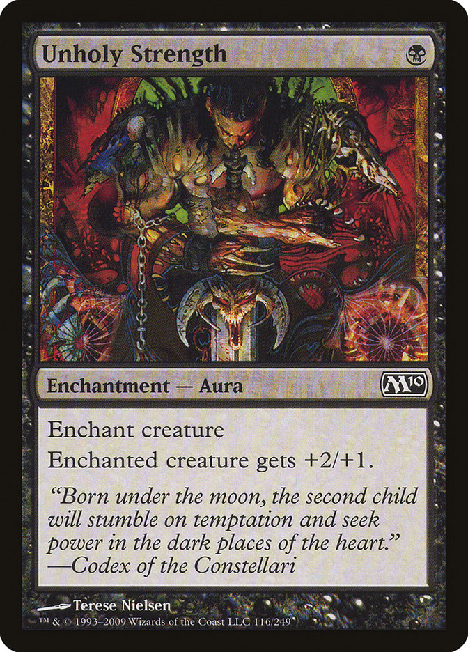 Unholy Strength - [Foil] Magic 2010 (M10)
