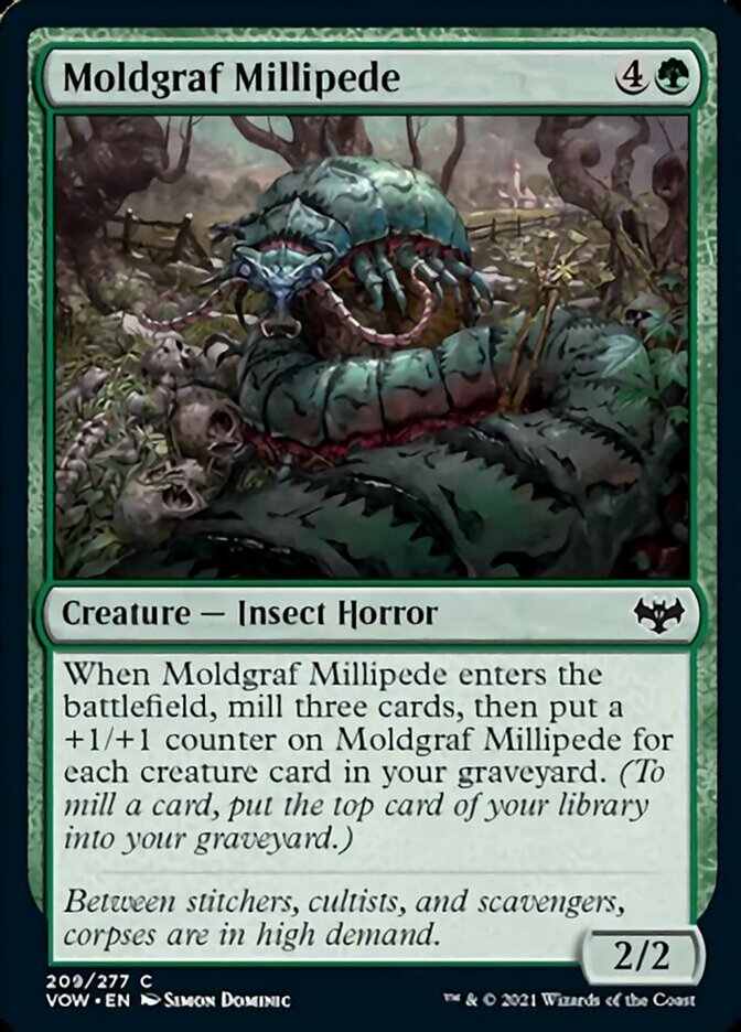 Moldgraf Millipede - [Foil] Innistrad: Crimson Vow (VOW)