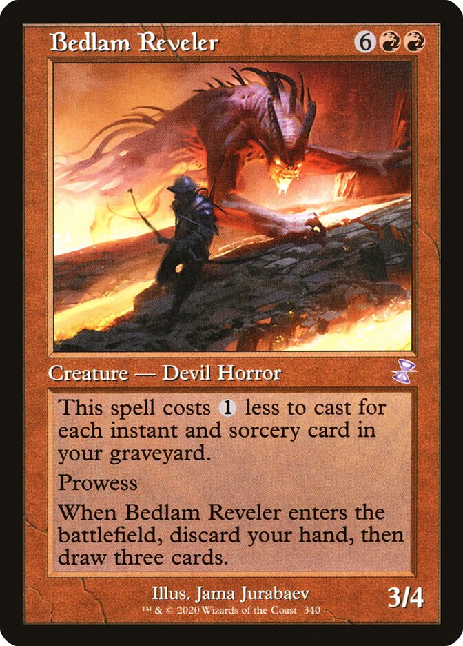 Bedlam Reveler - [Foil, Retro Frame] Time Spiral Remastered (TSR)