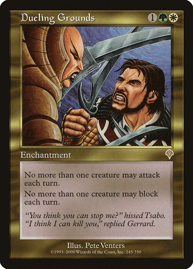 Dueling Grounds - [Foil, Retro Frame] Invasion (INV)