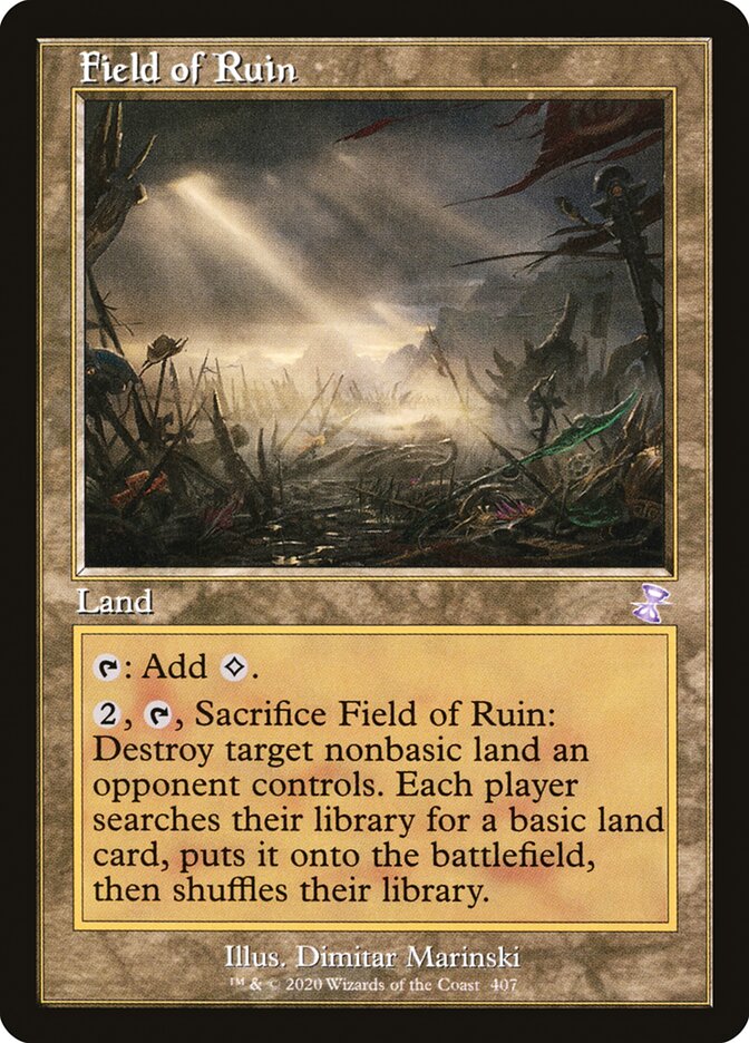 Field of Ruin - [Foil, Retro Frame] Time Spiral Remastered (TSR)