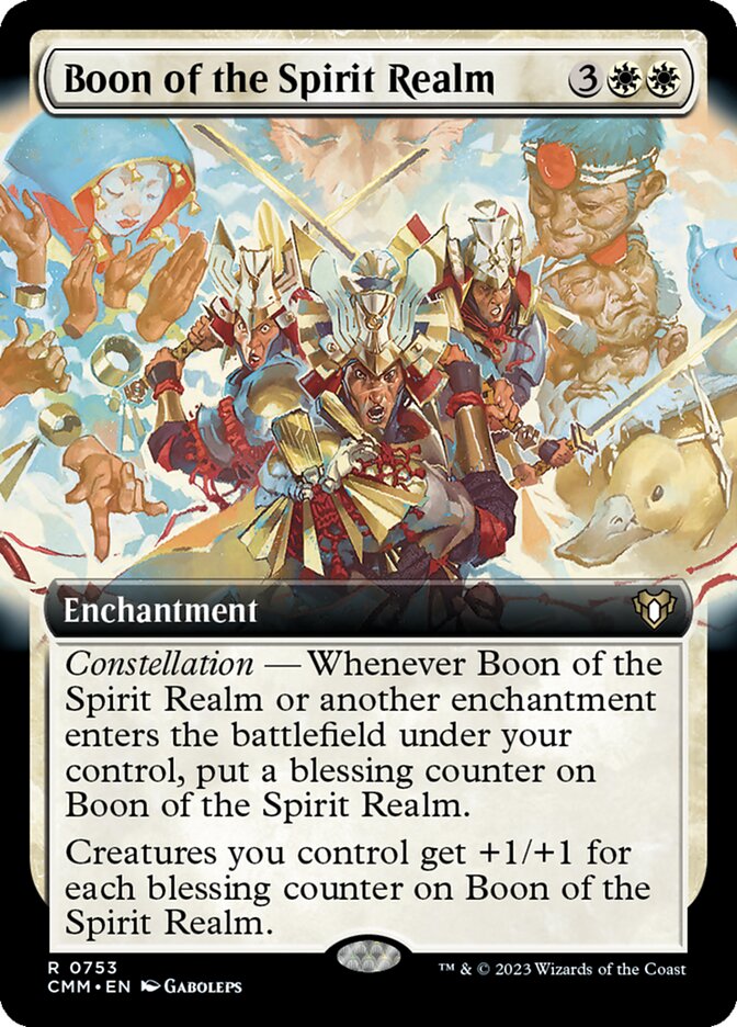 Boon of the Spirit Realm - [Extended Art] Commander Masters (CMM)