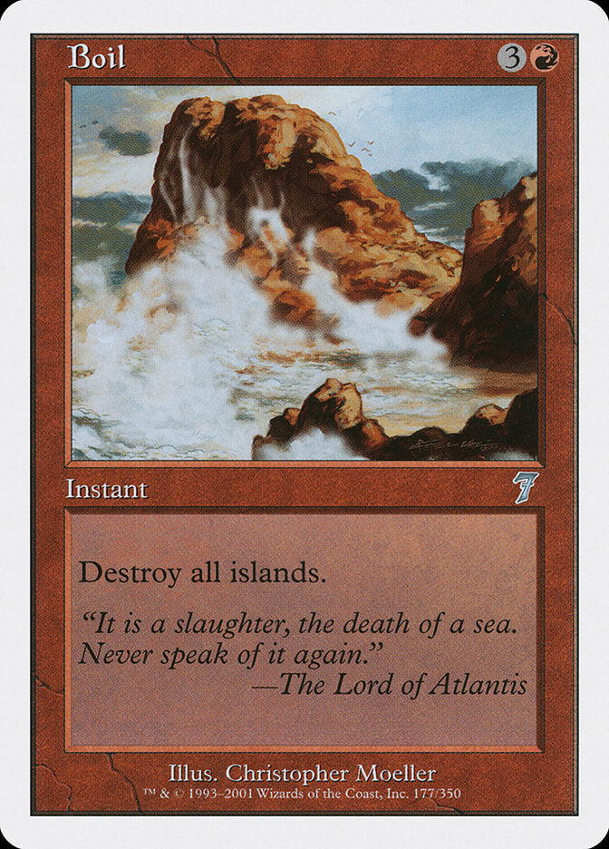 Boil - [Foil] Seventh Edition (7ED)
