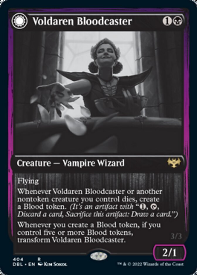 Voldaren Bloodcaster // Bloodbat Summoner - Innistrad: Double Feature (DBL)