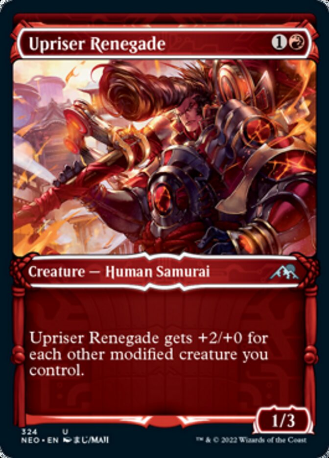 Upriser Renegade - [Foil, Showcase] Kamigawa: Neon Dynasty (NEO)