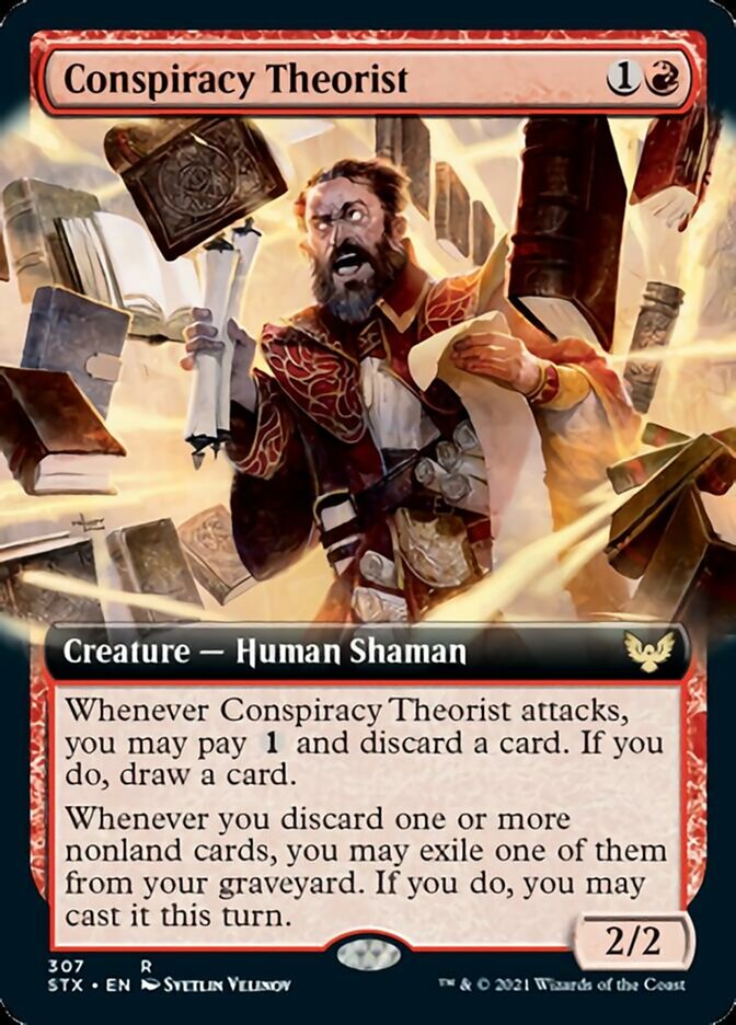 Conspiracy Theorist - [Foil, Extended Art] Strixhaven: School of Mages (STX)