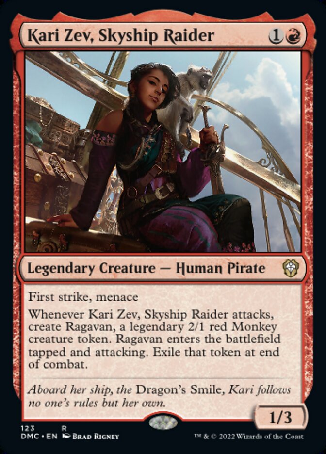 Kari Zev, Skyship Raider - [Foil] Dominaria United Commander (DMC)