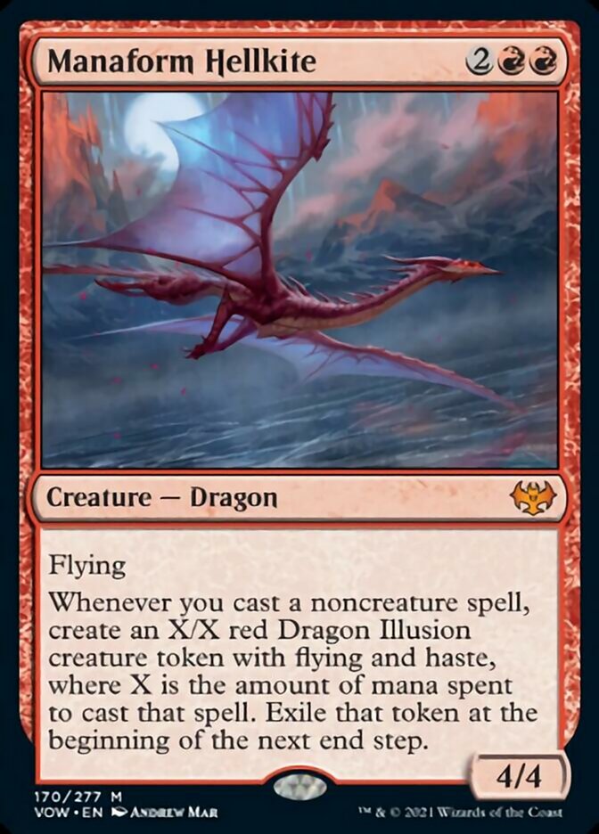 Manaform Hellkite - [Foil] Innistrad: Crimson Vow (VOW)