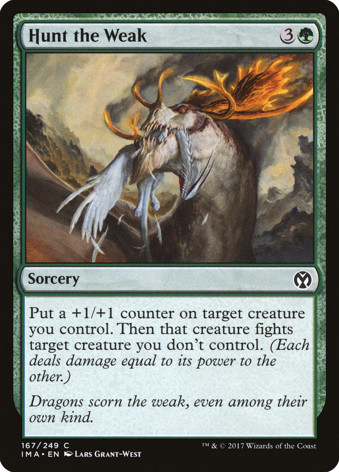 Hunt the Weak - [Foil] Iconic Masters (IMA)