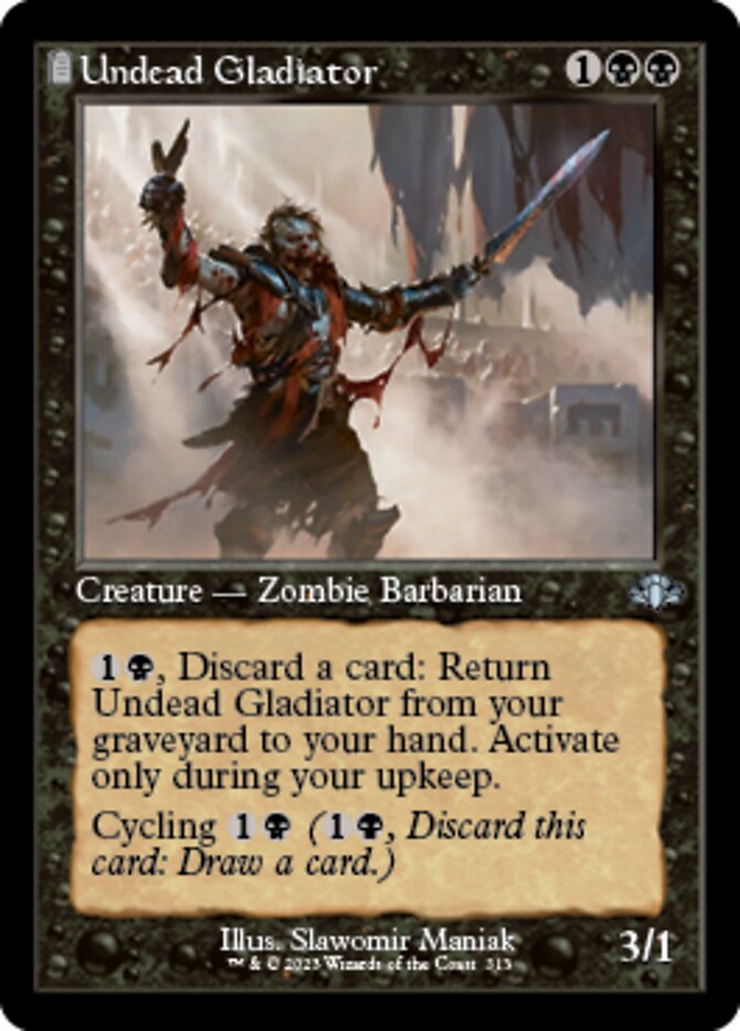 Undead Gladiator - [Foil, Retro Frame] Dominaria Remastered (DMR)