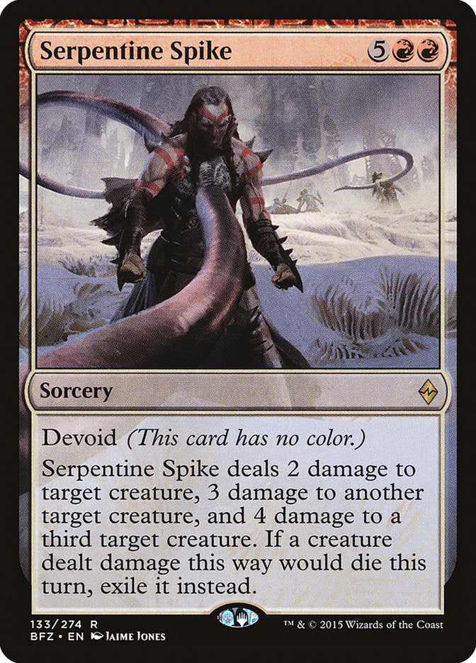Serpentine Spike - [Foil] Battle for Zendikar (BFZ)