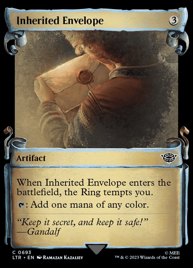 Inherited Envelope - [Showcase Scroll] The Lord of the Rings: Tales of Middle-earth (LTR)
