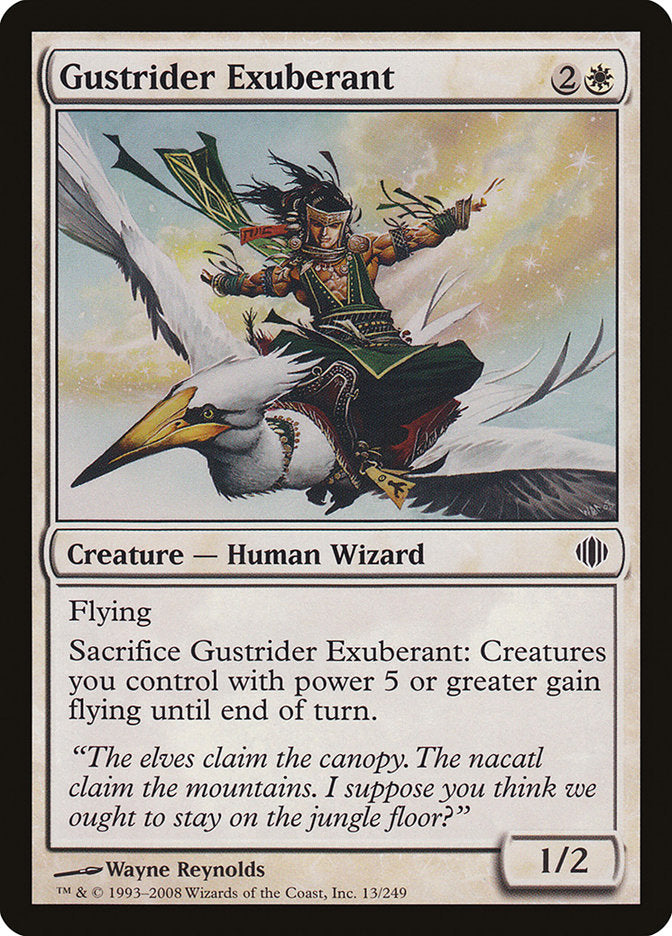 Gustrider Exuberant - [Foil] Shards of Alara (ALA)