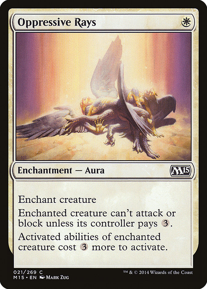 Oppressive Rays - [Foil] Magic 2015 (M15)