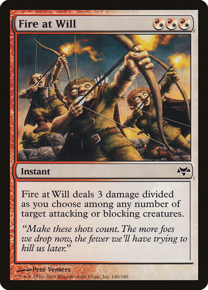 Fire at Will - [Foil] Eventide (EVE)
