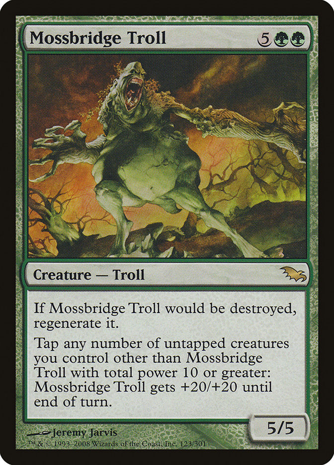 Mossbridge Troll - [Foil] Shadowmoor (SHM)