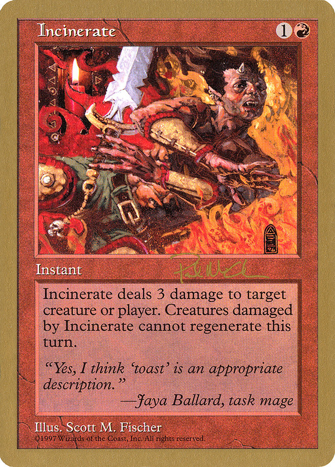Incinerate - World Championship Decks 1997 (WC97)
