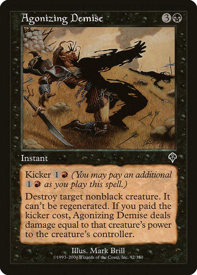 Agonizing Demise - [Foil, Retro Frame] Invasion (INV)