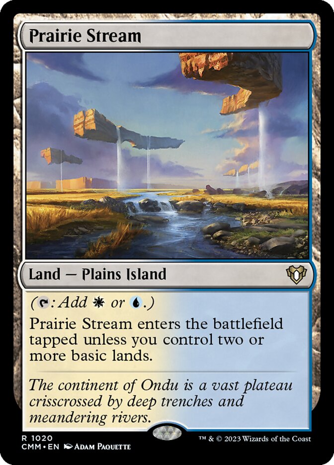 Prairie Stream - [Foil] Commander Masters (CMM)