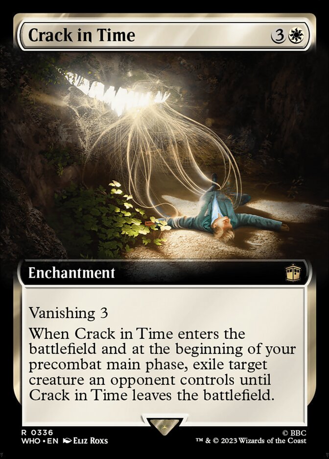 Crack in Time - [Foil, Extended Art] Doctor Who (WHO)