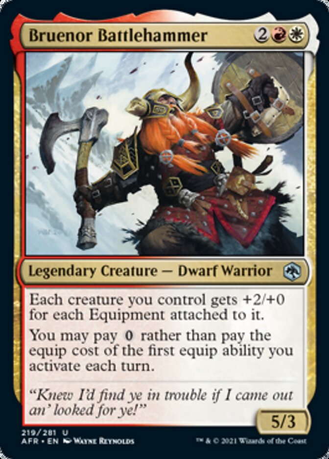 Bruenor Battlehammer - [Foil] Adventures in the Forgotten Realms (AFR)