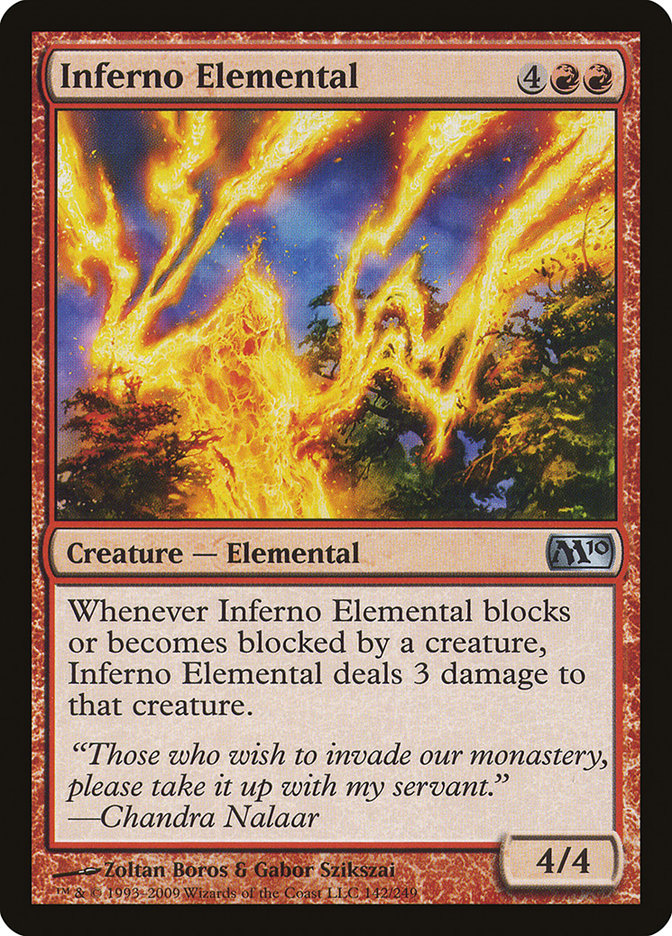 Inferno Elemental - [Foil] Magic 2010 (M10)