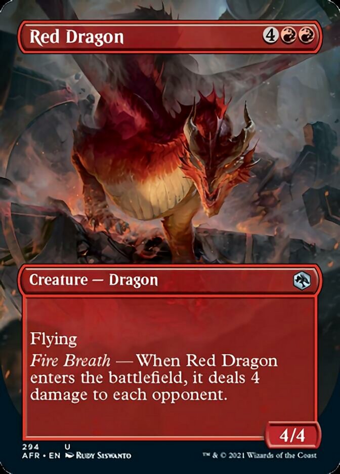 Red Dragon - [Borderless] Adventures in the Forgotten Realms (AFR)
