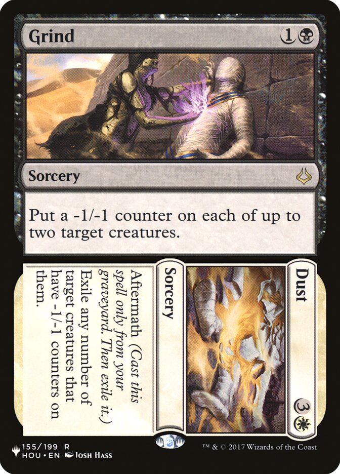 Grind // Dust - [Foil] The List (PLIST)