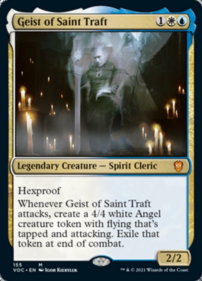 Geist of Saint Traft - [Foil] Crimson Vow Commander (VOC)