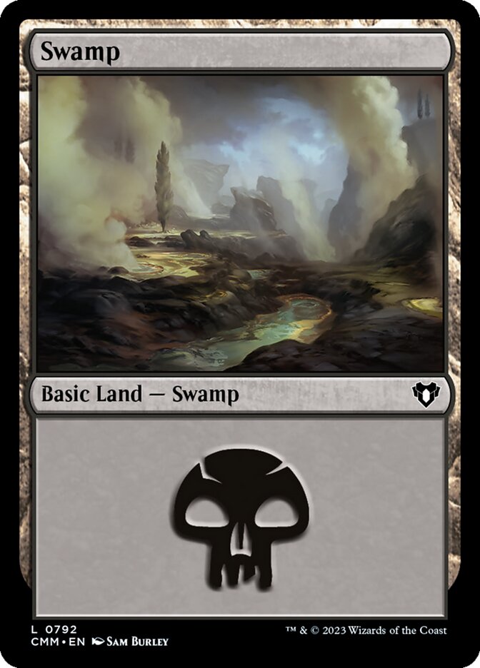 Swamp (792) - [Foil] Commander Masters (CMM)