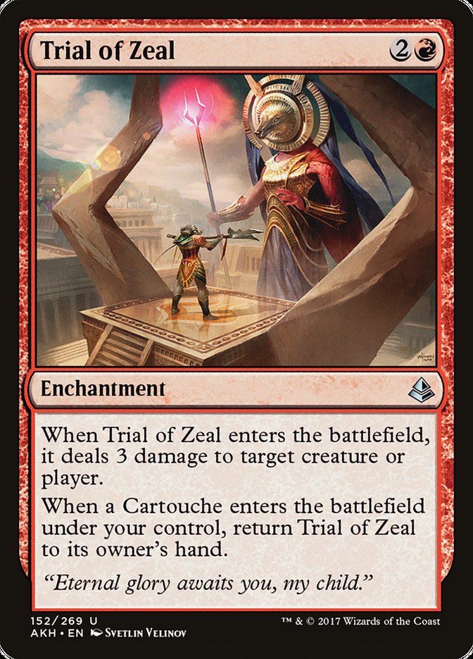 Trial of Zeal - [Foil] Amonkhet (AKH)
