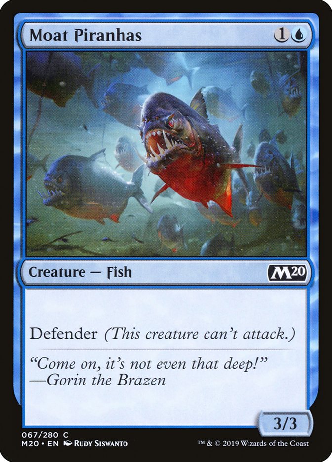 Moat Piranhas - [Foil] Core Set 2020 (M20)