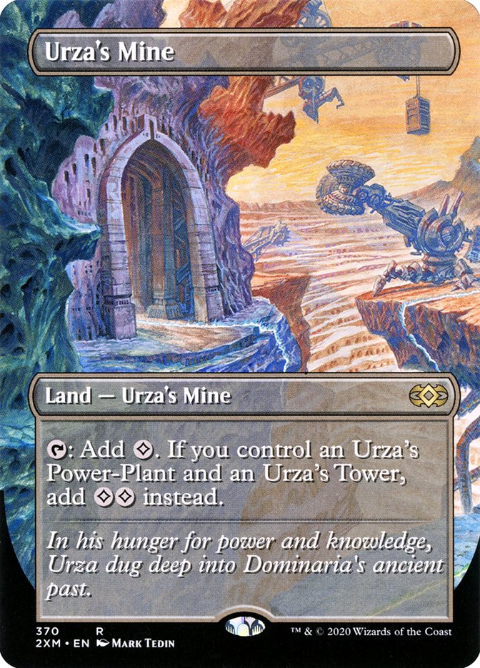 Urza's Mine - [Foil, Borderless] Double Masters (2XM)