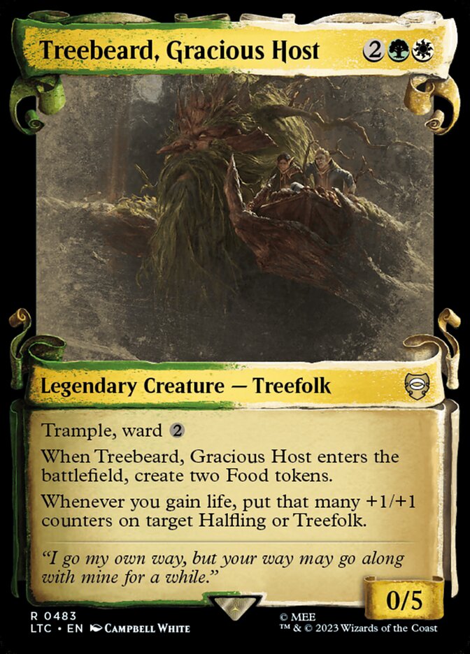 Treebeard, Gracious Host - [Showcase Scroll] Tales of Middle-earth Commander (LTC)