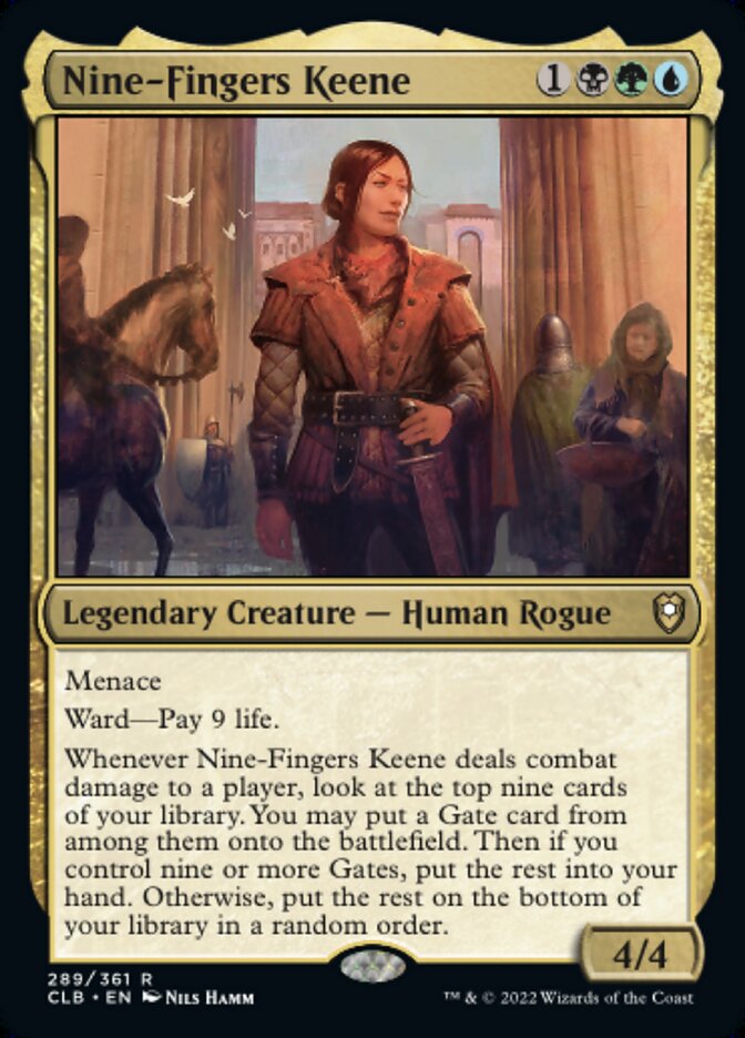 Nine-Fingers Keene - [Foil] Commander Legends: Battle for Baldur's Gate (CLB)