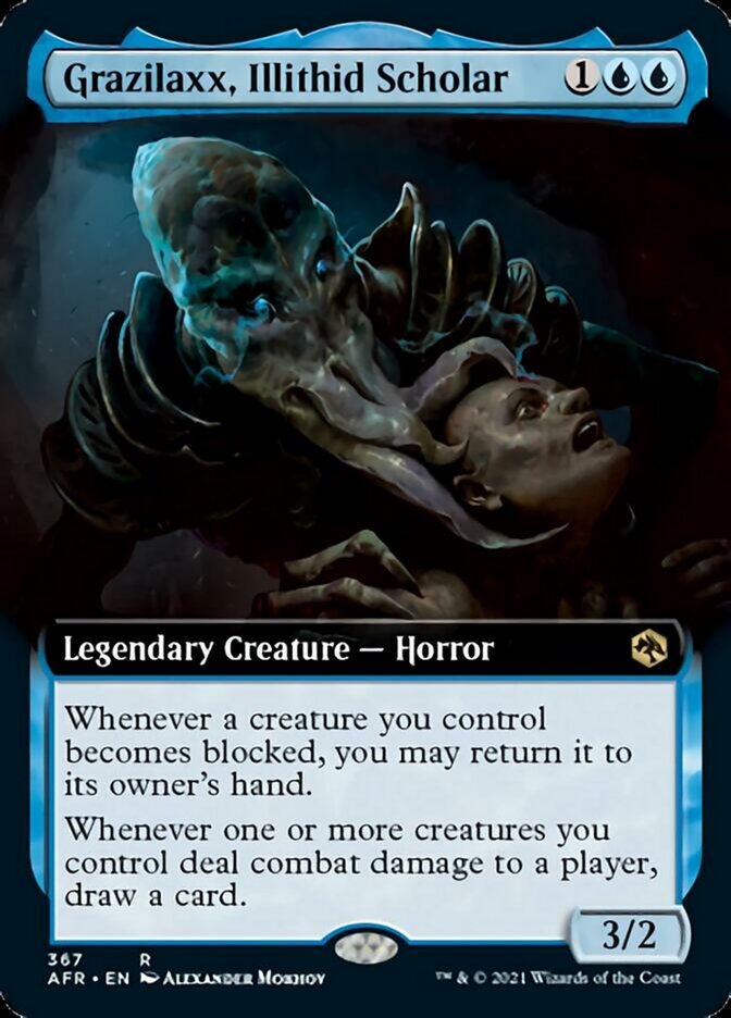 Grazilaxx, Illithid Scholar - [Extended Art] Adventures in the Forgotten Realms (AFR)