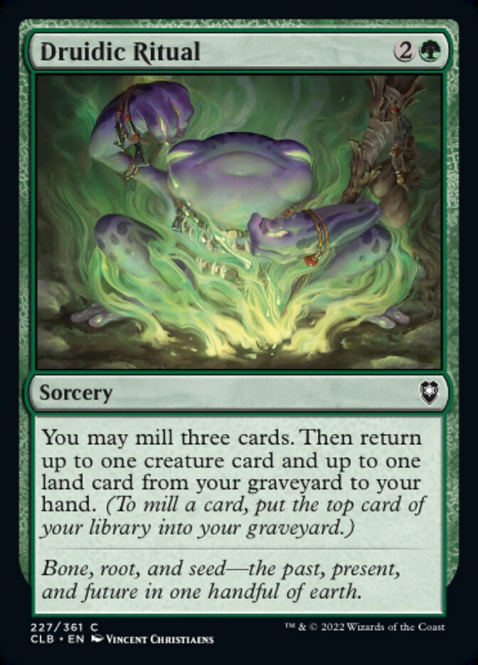 Druidic Ritual - [Foil] Commander Legends: Battle for Baldur's Gate (CLB)