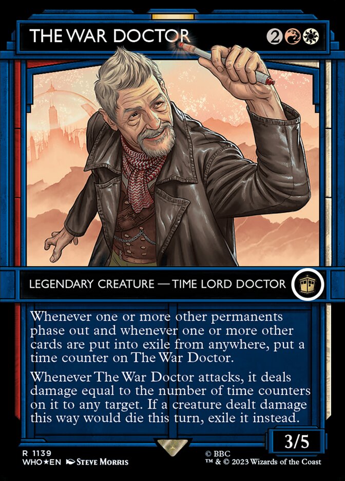 The War Doctor - [Surge Foil, Showcase] Doctor Who (WHO)