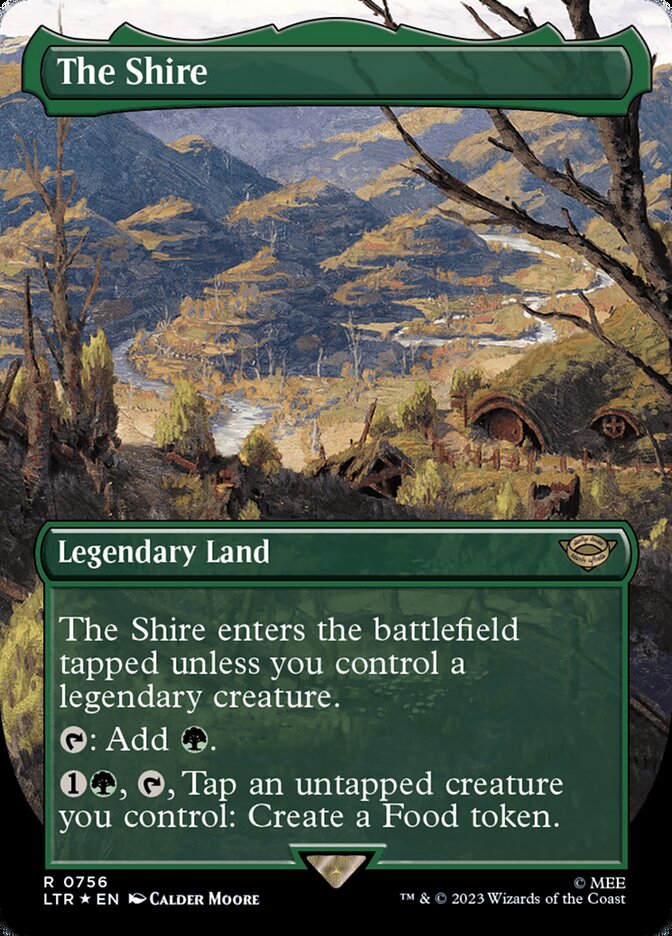 The Shire - [Surge Foil, Borderless] The Lord of the Rings: Tales of Middle-earth (LTR)