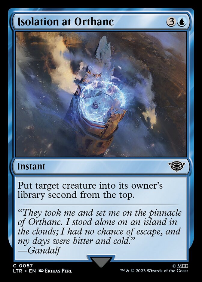 Isolation at Orthanc - [Foil] The Lord of the Rings: Tales of Middle-earth (LTR)