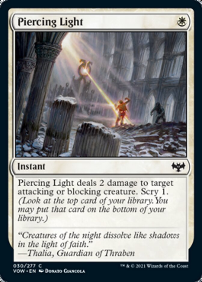 Piercing Light - [Foil] Innistrad: Crimson Vow (VOW)