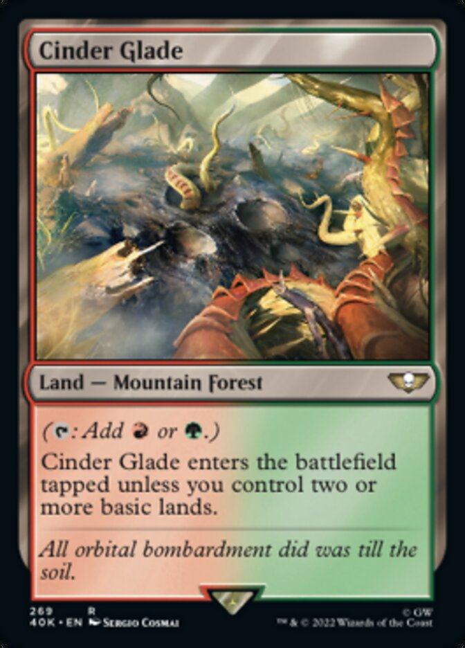 Cinder Glade - [Surge Foil] Warhammer 40,000 Commander (40K)