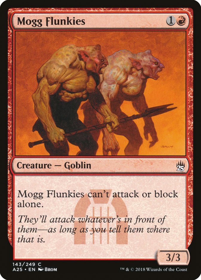 Mogg Flunkies - [Foil] Masters 25 (A25)