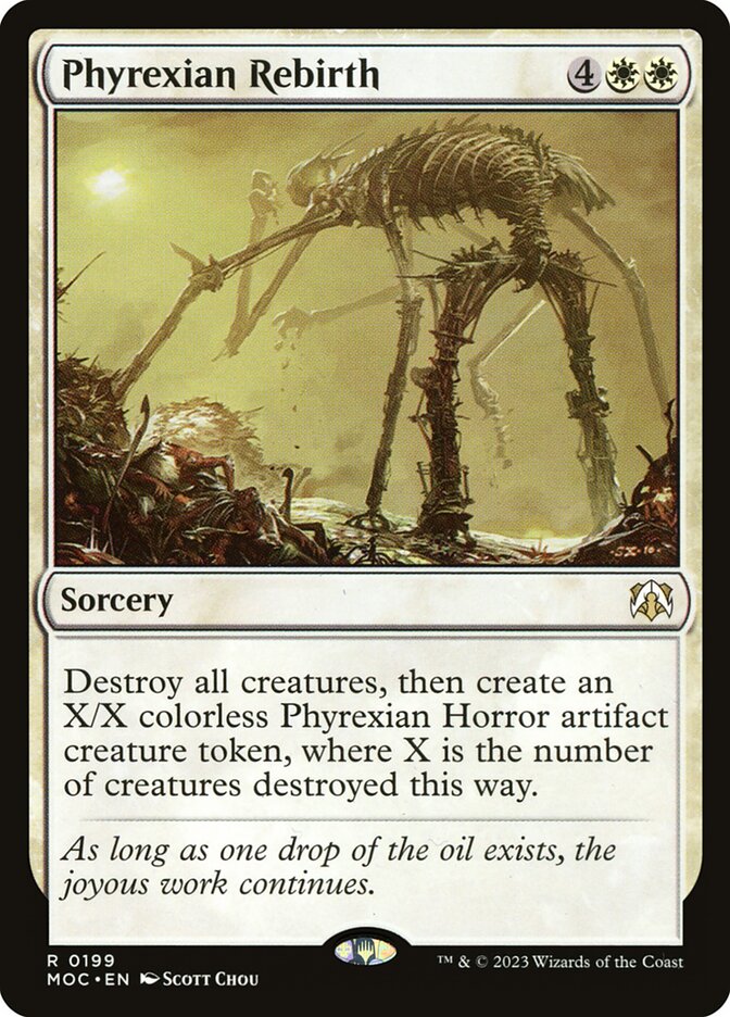 Phyrexian Rebirth - March of the Machine Commander (MOC)