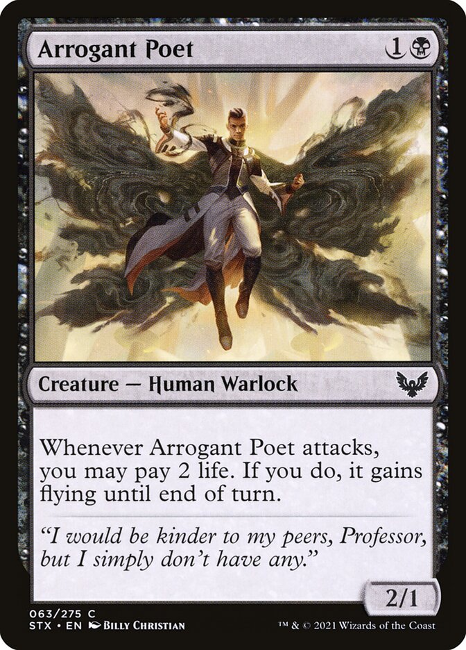 Arrogant Poet - Strixhaven: School of Mages (STX)