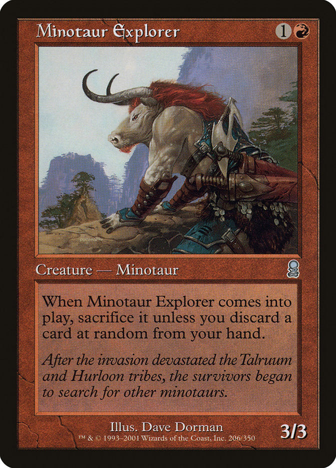 Minotaur Explorer - [Foil, Retro Frame] Odyssey (ODY)