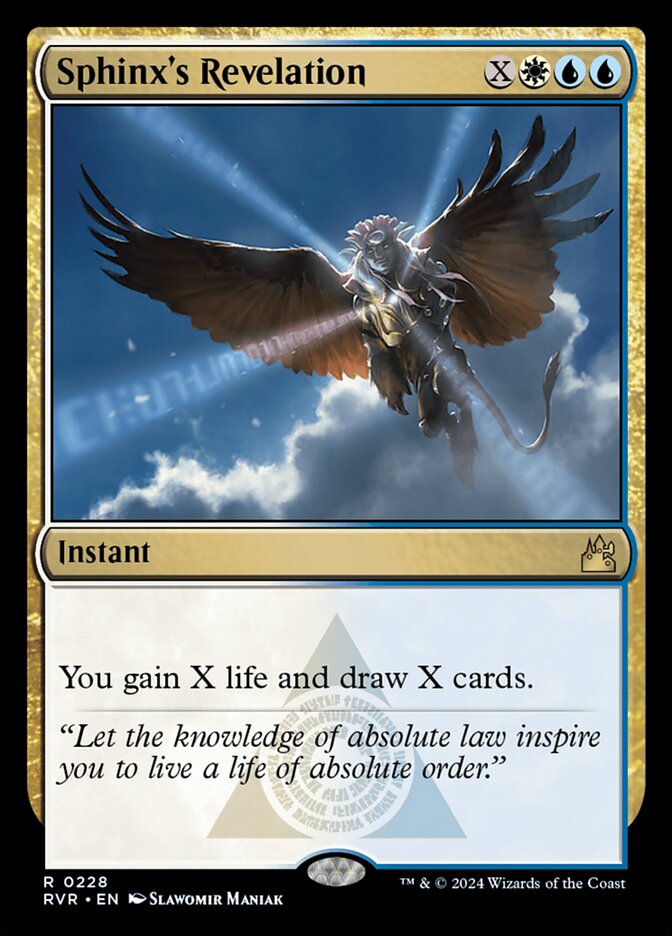 Sphinx's Revelation - [Foil] Ravnica Remastered (RVR)